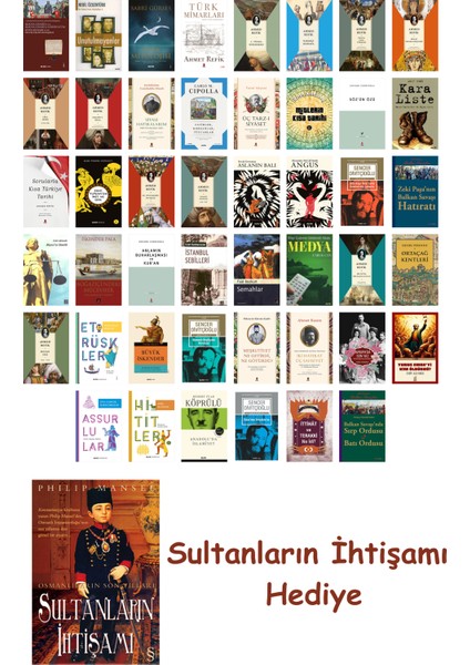 46 Kitaplık Tarih Seti + Sultanların Ihtişamı