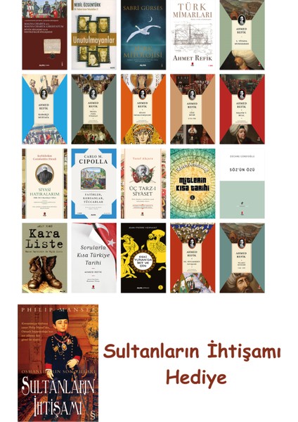 20 Kitaplık Tarih Seti + Sultanların Ihtişamı