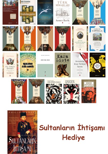 23 Kitaplık Tarih Seti + Sultanların Ihtişamı