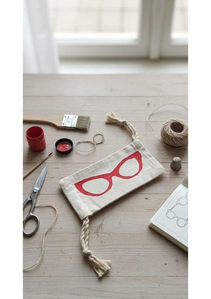 Esu El Boyama Gözlük Kılıfı