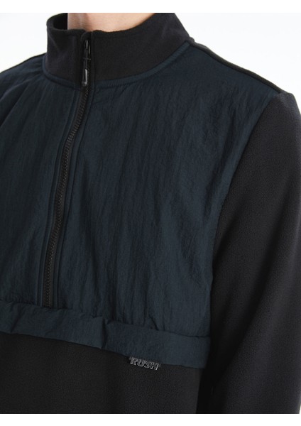 Yeni Sezon Dik Yaka Uzun Kollu Polar Erkek Sweatshirt modelleri