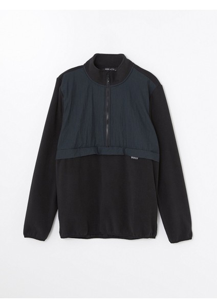 Yeni Sezon Dik Yaka Uzun Kollu Polar Erkek Sweatshirt indirimleri