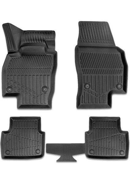 Skoca Scala 2020-2025 Için Havuzlu Paspas, Yüksek Kenarlı, Esnek, Araca Özel, Kokusuz, Oto Paspas