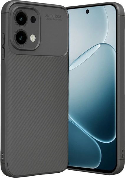 Oppo A6 Pro 4g Kılıf Karbon Görünümlü Silikon Azn-Negro