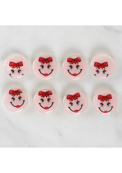 Loren Crafts 8'li Gülen Yüz Düğme - 1019 fiyatları