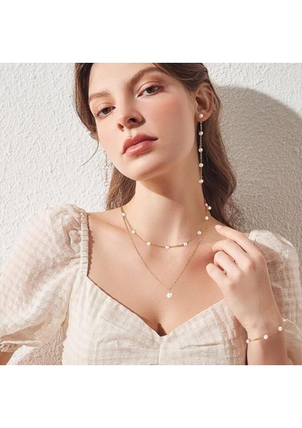 Evin Inci Gold Takı Seti modelleri