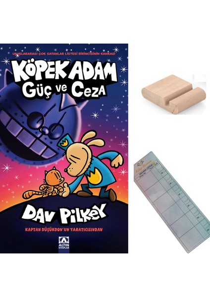 Köpek Adam 9 - Güç ve Ceza - 8-12 Yaş Hikaye / Çizgi Roman + Tablet Tutucu+ Takip Ayracı