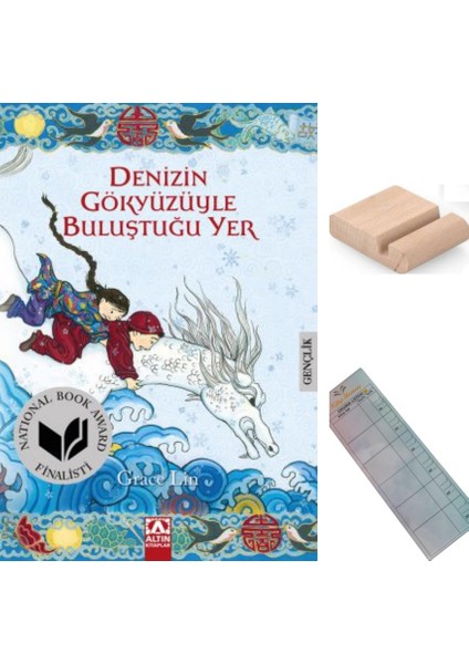 Denizin Gökyüzüyle Buluştuğu Yer / Grace Lın / 5-6-7-8. Sınıf / 10-13 Yaş Hikaye+Tablet Tutucu