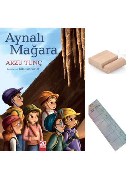 Aynalı Mağara / Arzu Tunç / 4. Sınıf / 9-10 Yaş Hikaye+Tablet Tutucu+Takip Ayracı