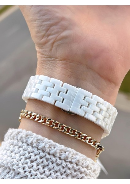 Seramik Kordon Özel Tasarım 2 Yıl Garantili 3 Atm Kadın Kol Saati+Bileklik SR.14282.4 modelleri