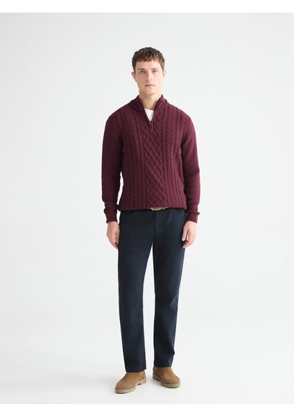 Yeni Sezon Fermuarlı Dik Yaka Erkek Triko Kazak fiyatları