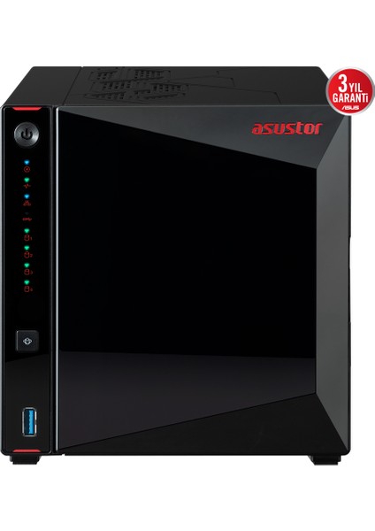 Asustor AS5404T 4gb 2 Bay + 2x M.2 Nvme 2x 2.5glan Depolama Ünitesi