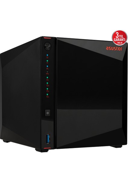Asustor AS5404T 4gb 2 Bay + 2x M.2 Nvme 2x 2.5glan Depolama Ünitesi modelleri