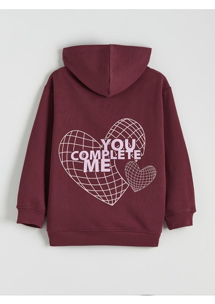 Yeni Sezon Kapüşonlu Kız Çocuk Kalın Sweatshirt modelleri