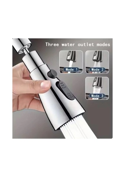 Ieg® 3 Fonksiyonlu Metalik Musluk Başlığı (4887)