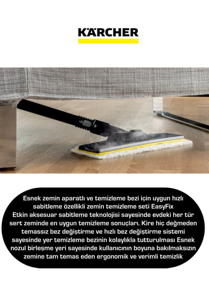 Kärcher Sc 5 Easyfix Iron Lite Pack Buharlı Temizleyicisi-Evinizde Kimyasal Kullanmadan Hijyenik Temizlik modelleri