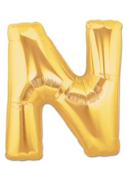 Ieg® N Harf Folyo Balon Altın Renk 40 Inç (4887)