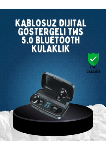 Lvsqvr Bluetooth V5.0 Teknolojili Parmak Dokunmatik Kontrol Kulaklık Seti