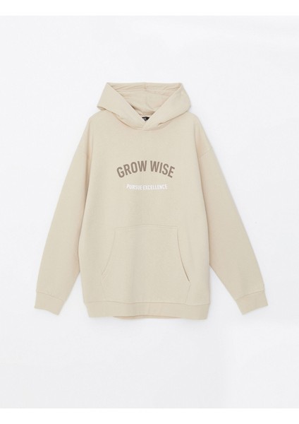 Yeni Sezon Uzun Kollu Baskılı Erkek Kalın Hoodie indirimleri