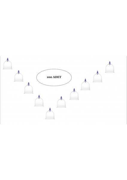 Hacamat Kupası - 6 Numara (100 Tane)