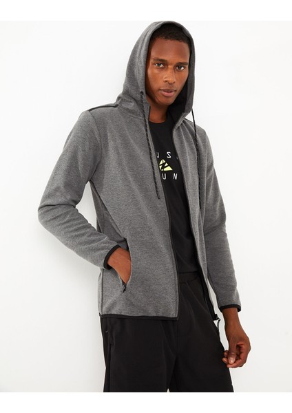 Yeni Sezon Kapüşonlu Uzun Kollu Erkek Spor Hırka
