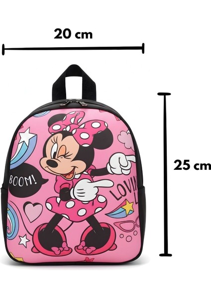 Minnie Mouse Pembe Kız Çocuk Kreş Çantası
