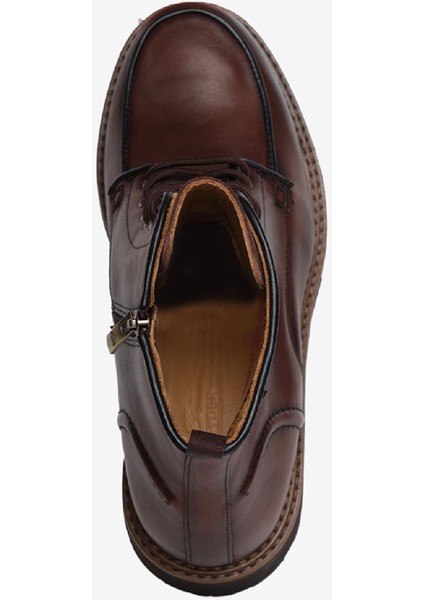 Erkek Kahverengi Hakiki Deri Günlük Bot 4K1UB17960