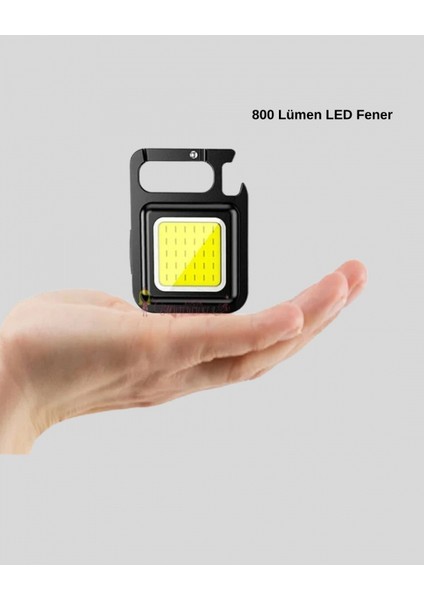 Süper Parlak 800 Lümen LED Fener – USB Şarjlı, 3 Işık Modlu, Mini Taşınabilir ve Anahtarlık Tipi indirimleri