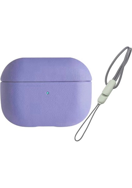 Airpods 3 (3.nesil) 405 Deri Kılıf - Lila