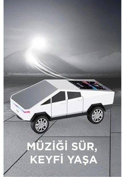 D68 Cyber Model Araba Tasarımlı Bluetooth Hoparlör 15W Güçlü Ses Rgb LED /tws/usb Beyaz fırsatları