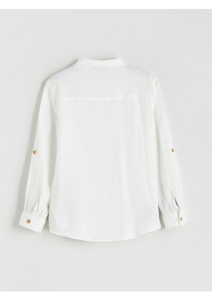 Yeni Sezon Hakim Yaka Erkek Çocuk Gömlek modelleri