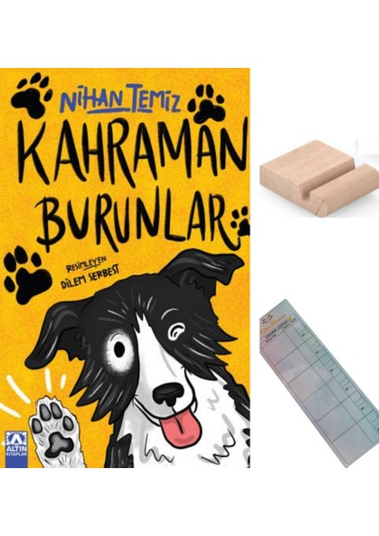 Kahraman Burunlar / Nihan Temiz / 3. Sınıf / 8-9 Yaş Hikaye+Tablet Tutucu+Takip Ayracı