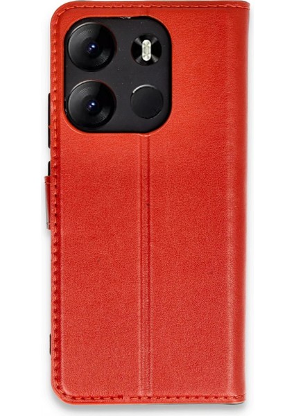 Ieg Tecno Spark Go 2023 Kılıf Trend S Plus Kapaklı Kılıf - Kırmızı