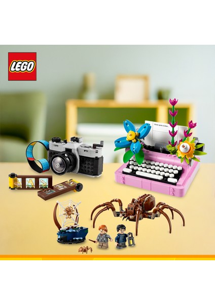 3’lü Özel Set Paketi Retro Kamera + Çiçekli Daktilo + Harry Potter Aragog Macerası Seti fiyatları
