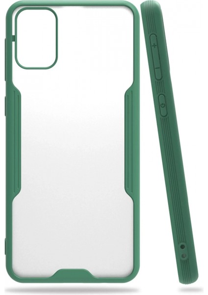 Samsung Galaxy M31 Kılıf Platin Silikon - Yeşil