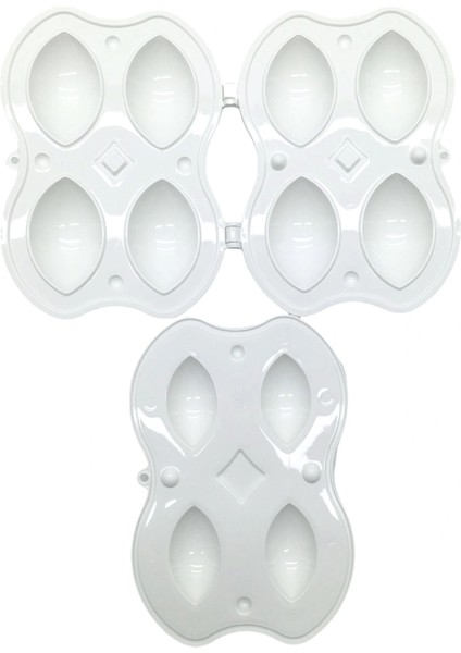 Ieg® Plasti̇k 4lü Içli̇ Köfte Yapma Kalip Aparati (4887)