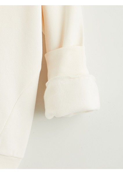 Yeni Sezon Stitch ve Angel Baskılı Kız Çocuk Kalın Sweatshirt fırsatları