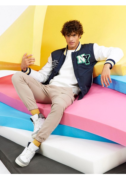 Yeni Sezon Slim Fit Gabardin Erkek Kargo Pantolon fiyatları