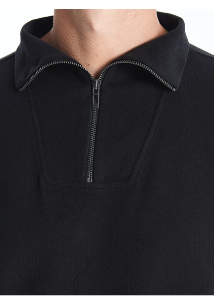 Yeni Sezon Dik Yaka Erkek Sweatshirt modelleri