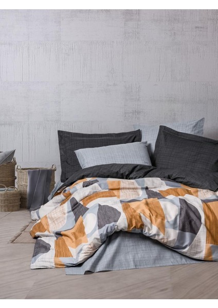 Modern Çift Kişilik Nev Takımı Giorno Gri