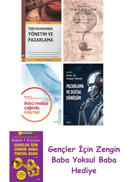 Yeni Ekonomide Yönetim ve Pazarlama + Sorularla Toplam Kalite Yönetimi ve Kalite Güvence Sistemle...