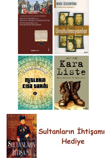 Büyük Sözleşme Ya Da Özgürlükler Sözleşmesi + Unutulmayanlar + M... + Sultanların Ihtişamı
