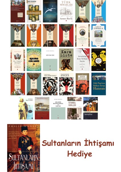 29 Kitaplık Tarih Seti + Sultanların Ihtişamı