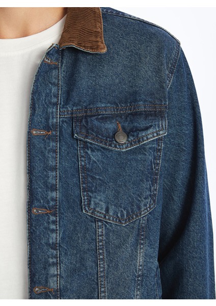 Yeni Sezon Standart Kalıp Erkek Jean Ceket modelleri