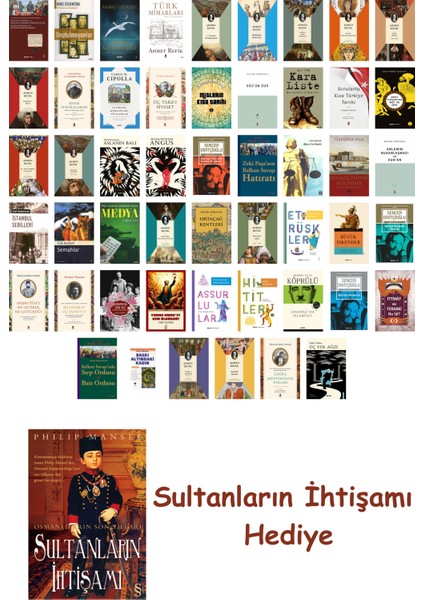 51 Kitaplık Tarih Seti + Sultanların Ihtişamı