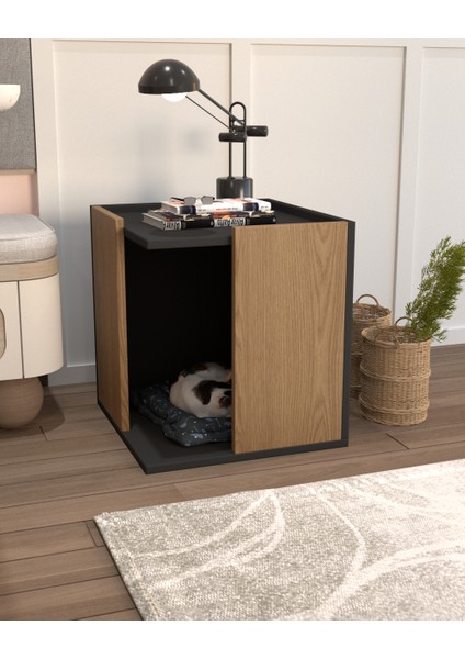 Pati Dostu Ikili Konfor Sehpa Safir Meşe | %100 Mdf fiyatları