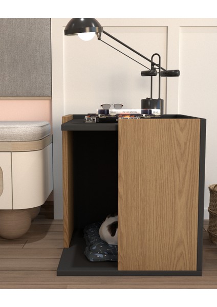 Pati Dostu Ikili Konfor Sehpa Safir Meşe | %100 Mdf fırsatları