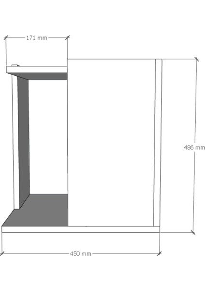 Pati Dostu Ikili Konfor Sehpa Safir Meşe | %100 Mdf indirimleri