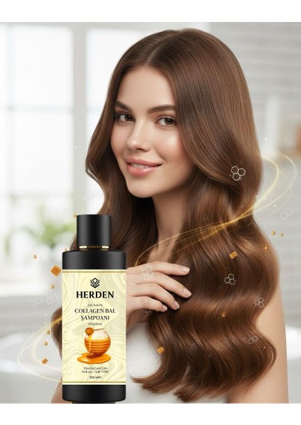 Collagen Bal Özlü Şampuan 350 ml Tüm Saçlar Için