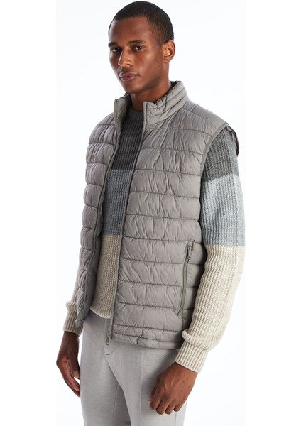 Yeni Sezon Standart Kalıp Dik Yaka Erkek Şişme Yelek fiyatları